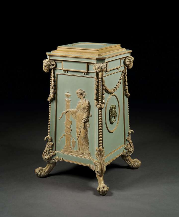 THE NEWBY HALL PEDESTAL FROM THE ETRUSCAN DINING ROOM SUITE